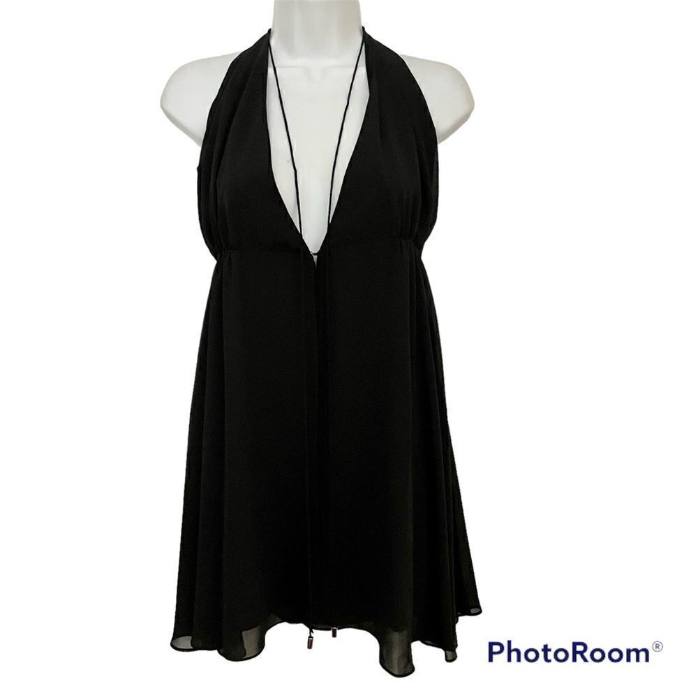 Haute Hippie wrap Mini Halter Dress